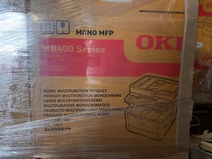 OkiData MB491 Mono Laser Printer + Copier MFP - Brand New & Sealed - Picture 1 of 5