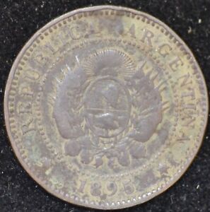 1895 Argentina Un Centavo (1 cent)