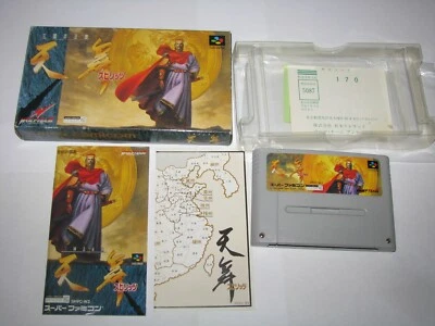 Sangokushi Seishi Tenbu Spirits Super Famicom SFC Japan Complete Box US Seller - Image 1 of 4