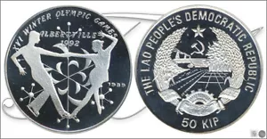 Laos - Münzen Gedenk- Jahr: 1989 - Numero KM00035.2 - Proof 50 Kip 1989 - Picture 1 of 1