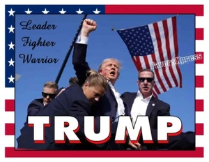 LARGE PRESIDENT TRUMP 2024 FRIDGE MAGNET 5.25 X 4 INCHES REPUBLICAN CAMPAIGN - Imagen 1 de 1