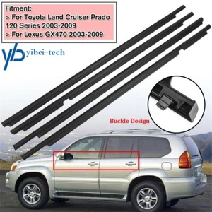 Weatherstrip Window Belt Moulding 75722-60080 For Lexus Gx470 2003-2009 4pcs - Picture 1 of 7