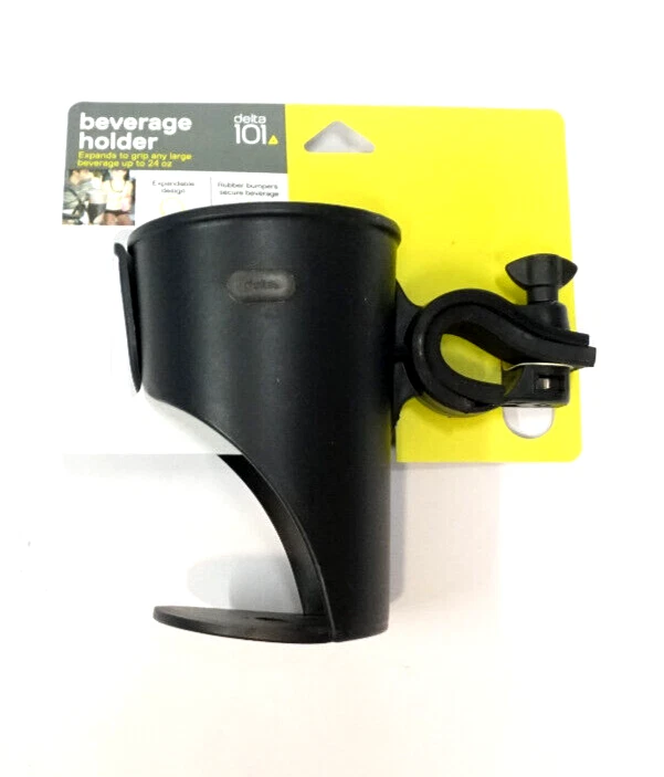 Delta 101 Bicycle Expandable Beverage Holder Clamp On Up to 24 oz. HL2004BK - Image 1 of 3