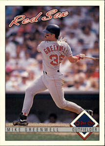 1993 O-Pee-Chee Baseball Card #285 Mike Greenwell