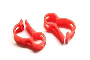 10 STCK. Rot RC Nitro 5,5 mm Kraftstoffleitung Schlauchschelle Quetschclip (US-VERKÄUFER VERSAND) - Bild 1 von 2