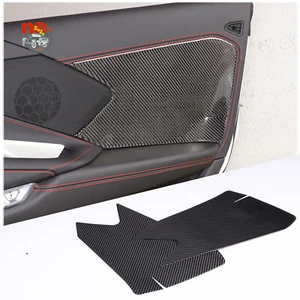 Carbon Door Panel Large Trim Sticker Protector Kit For Corvette C8 Z06 2020-2024 - Imagen 1 de 11