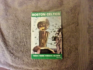 1984-85 BOSTON CELTICS MEDIA GUIDE Yearbook 1983-84 CHAMPIONS LARRY BIRD 1985 AD - Picture 1 of 24