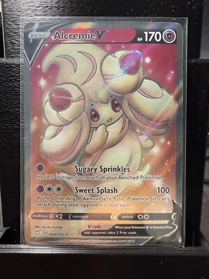 Alcremie V (Full Art) 064/072 Shining Fates Holo - Image 1 of 2