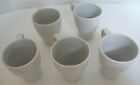 Ikea 19894 Fargrik FIVE (5) White Coffee Tea Mug Cup Lot NEW Unused With Tag