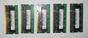 Memoria SODIMM 512M DDR2-533 2Rx16 PC2-4200S Hynix HYMP564S64P6-C4 AB - Foto 1 di 1