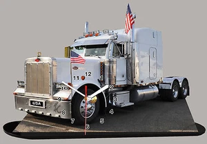 COCHES MODELO PETERBILT, CAMIÓN TUNING -04 con reloj - Imagen 1 de 1