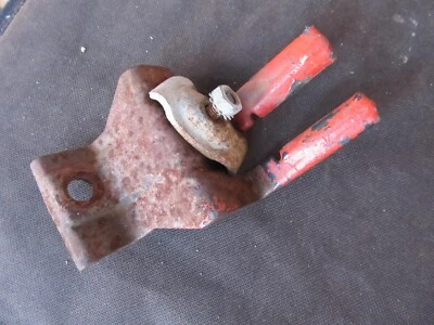 Mopar Chrysler Dodge Plymouth? Throttle Cable Bracket w/ clamp  273? 413? - Image 1 of 3