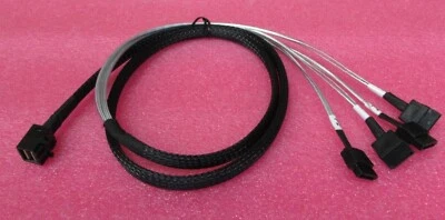 StarTech.com SAS43SAT New 1M SFF-8643 Internal Mini Sas To 4 x Sata Female Cable - Image 1 of 3