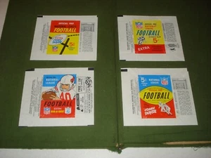 1964-67 PHILADELPHIA FOOTBALL KARTENWACHSVERPACKUNG SET, SCHÖNE FORM, 5 CENT - Bild 1 von 6