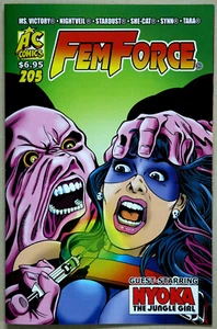 Femforce #205 - AC Comics - Bill Black - Eric Coile - Imagen 1 de 2