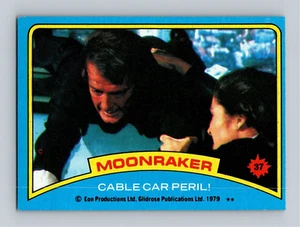 1979 Topps Moonraker #37 Cable Car Peril! NM or Better - Picture 1 of 2