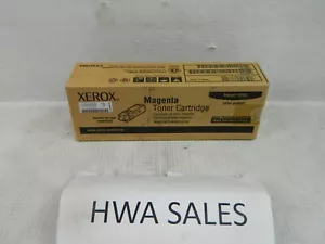 Genuine Xerox 106R01332 Phaser 6125 Magenta Toner Cartridge OEM NEW SEALED - Picture 1 of 12