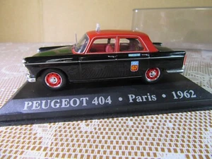 716Y IXO Altaya 1 Peugeot 404 Limousine Paris 1962 G7 Taxis du Monde 1:43 - Bild 1 von 9