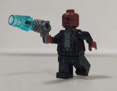 Lego Marvel Nick Fury Minifigure - sh585b (sh0585b) BRAND NEW - Image 1 of 3