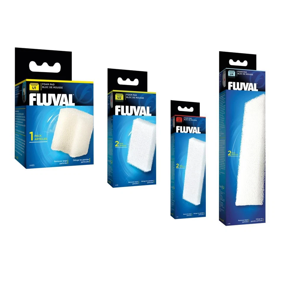 Fluval Schaumstoff Ersatzfilter Filterschwamm Patrone für Innenfilter U-1,2,3,4
