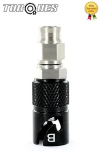 AN-03 (3AN AN3) Titanium Quick Disconnect Hose Fitting Dry Break Female Coupling - Picture 1 of 2