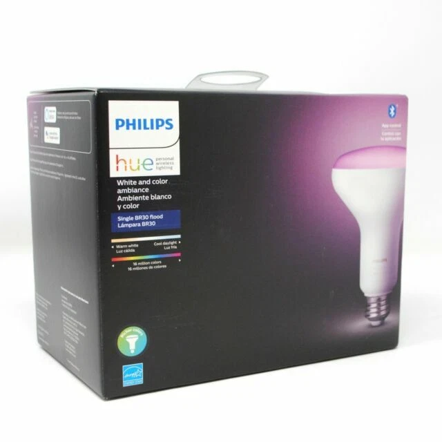 Philips 548503 Hue White and Color Ambiance Br30 Bluetooth Smart LED Bulb - Image 1 of 1