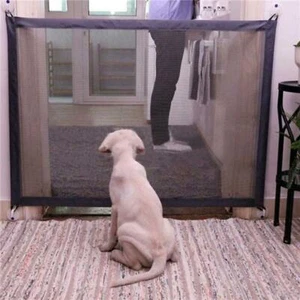 RECINTO RETE PER CANI CANE CANCELLETTO PROTEZIONE SICUREZZA CASA REGOLABILE - Foto 1 di 4