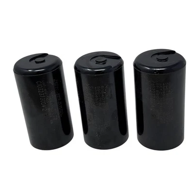 Lot of 3 – NGM Capacitors 590–708uF 125VAC 60Hz 61B4D120590NNEM – Made in Mexico - Image 1 of 4