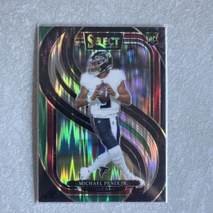 2024 Panini Select - Premier Level Michael Penix Jr. #110 Black & Green Shock... - Bild 1 von 2