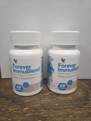 2 bottles of Forever Immublend To Support Immune System Function 60 tablets  - Image 1 of 3