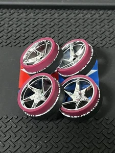 Mini 4WD NO618 Low Friction Hard Medium Diameter Pella Tire Used - Picture 1 of 5