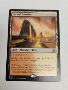Sacred Foundry (Non-foil) Edge of Eternities 0256 Rare MTG - Picture 1 of 2