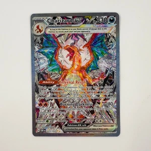 Charizard ex Tera Crystal SIR 223/197 Obsidian Flames Pokémon Card NM - Picture 1 of 6