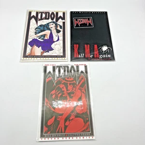 Widow Comic Lot (3 Issues) Ground Zero Comics Kill Me Again Horror Mature - Picture 1 of 6