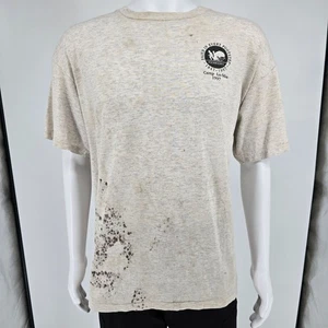 Vintage 1997 Mormon Camp Lo-Mia Pioneers "Faith in Every Footstep" T-Shirt (XL) - Picture 1 of 13