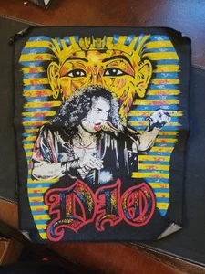 vintage RONNIE JAMES DIO backpatch rare htf Excellent Condition (B3) - Picture 1 of 2