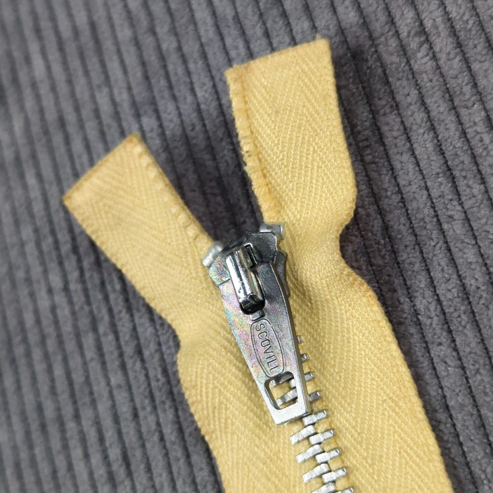 Cremallera Separadora Scovill Años 50 Amarilla 21" NOS Stock Muerto De Colección Foto 1 de 4