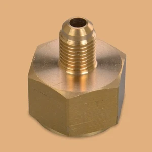 Car Air Conditioner Bottle Adapter fit for R32 R134A W21.8 To 1/4" SAE - Picture 1 of 4