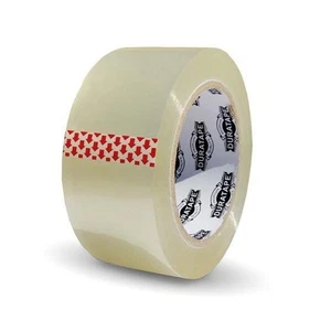 3 ROLLS CLEAR TAPE PARCEL STRONG 48MM X 50M BOX SEALING SELLOTAPE PACKAGING - Picture 1 of 4
