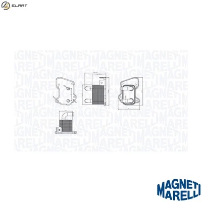 OIL COOLER ENGINE OIL 350300002200 FOR OPEL ASTRA/H/GTC/Van Z 17 DTH 1.7L 4cyl - Image 1 of 4