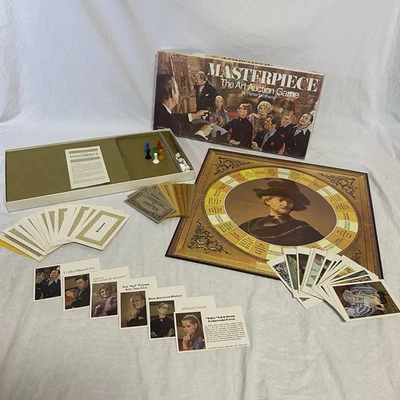 Parker Brothers Masterpiece 1970 The Art Auction juego de mesa Foto 1 de 4