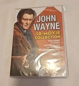 John Wayne: 10-Movie Collection (DVD) New - Picture 1 of 2