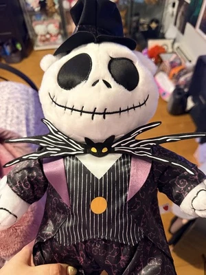 BUILD-A-BEAR Nightmare Before Xmas Jack Skellington Pelúcia com Roupa Perfume de Som  - Imagem 1 de 4