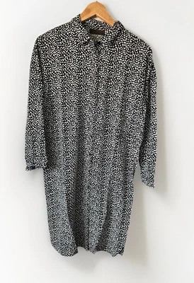 Minimum Blusen Kleid 40 Muster Knopfleiste 100% Viskose - Bild 1 von 2