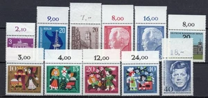 Berlin Jahrgang 1963+1964 ohne Bauwerke als Oberränder komplett postfrisch - Bild 1 von 2