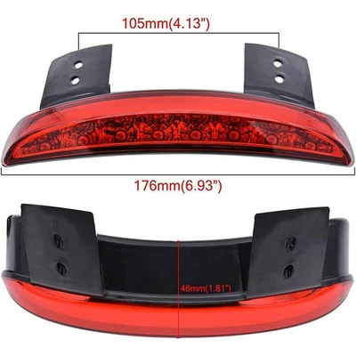 Luz trasera LED de señal de giro de freno trasero para Suzuki Marauder 800 1600 Foto 1 de 4