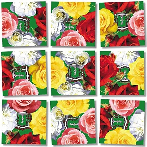 B Dazzle Roses Scramble Squares 9 Piece Puzzle - Image 1 of 1