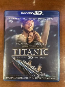 Titanic Limited 3D Edition Digitally Remastered 4-Discs Blu-Ray 3D, 2D, Bonus - Picture 1 of 5