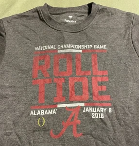 ALABAMA CRIMSON TIDE "ROLL TIDE" 2018 National Championship Sweatshirt ADULT L - Bild 1 von 3