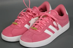 Adidas VL Court Kinder Tennisschuhe, Mädchen, Größe: 5, Pink Fusion White - Größe 3 - Bild 1 von 7